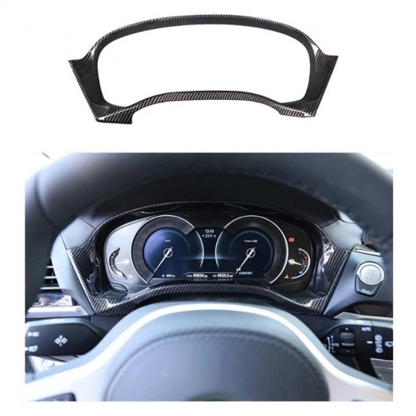 Tacho Rahmen Blende Abdeckung Carbon Optik Geeignet Für BMW X3 G01 X4 G02