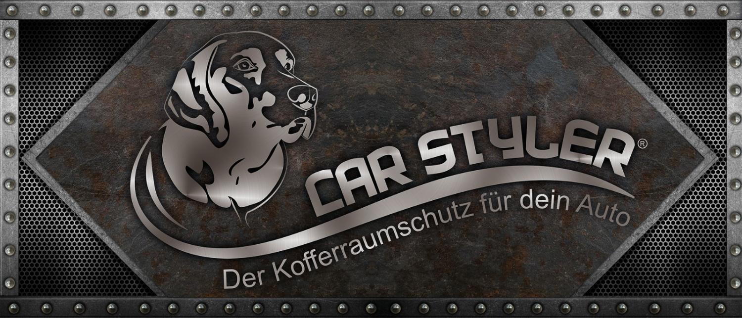 CARSTYLER® Auto Fußmatten Universal Leder Schwarz Faden Rot online