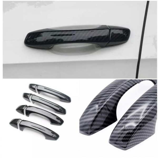 Abdeckung Blende Türgriff Handgriff Rahmen Carbon Optik Passend Für VW Golf 7
