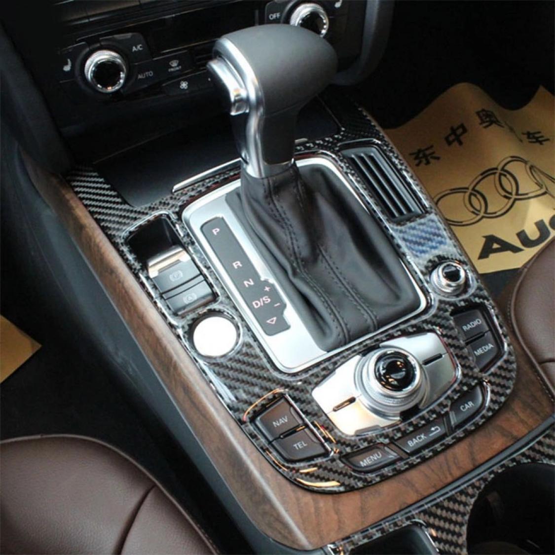 Mittelkonsole Schaltknauf Abdeckung Geeignet Für Audi A4 A5 Q5 Flex Carbon  Optik