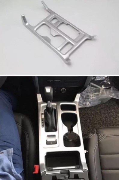 Mittelkonsole Schaltknauf Blende Rahmen ABS Chrom Matt Passend Für Ford Kuga