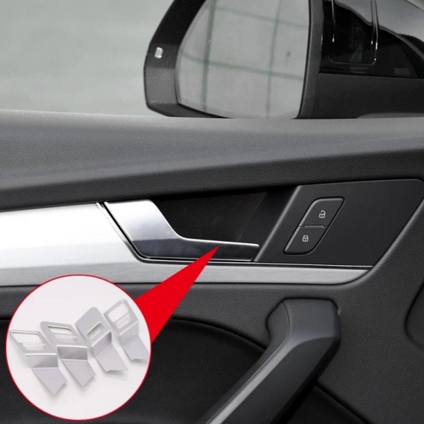 Türgriff Schalen Lautsprecher Blende Abdeckung Rahmen Chrom Matt Optik Geeignet Für Audi Q5 SQ5 FY