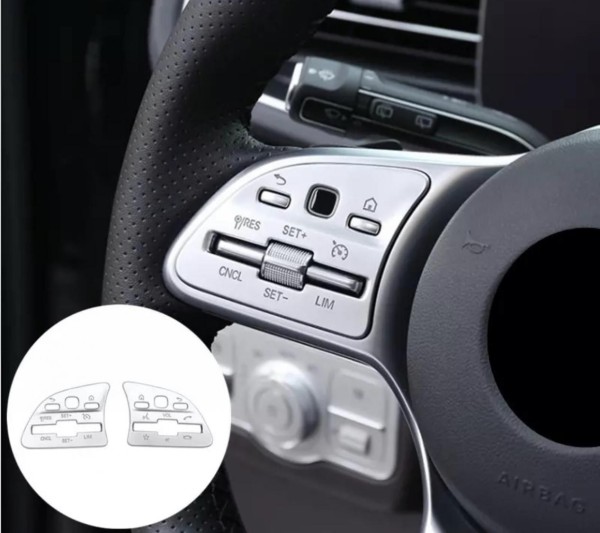 Lenkrad Multifunktionstaste Tasten Blende Rahmen Abdeckung  Geeignet Für Mercedes Benz A B C E GLC GLB GLE GLS