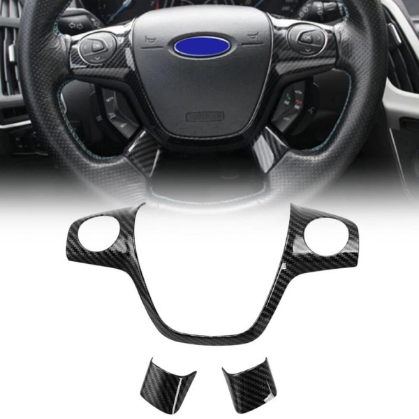 Lenkrad Rahmen Carbon Optik Geeignet Für Ford Focus 3 4 C-Max Kuga Escape