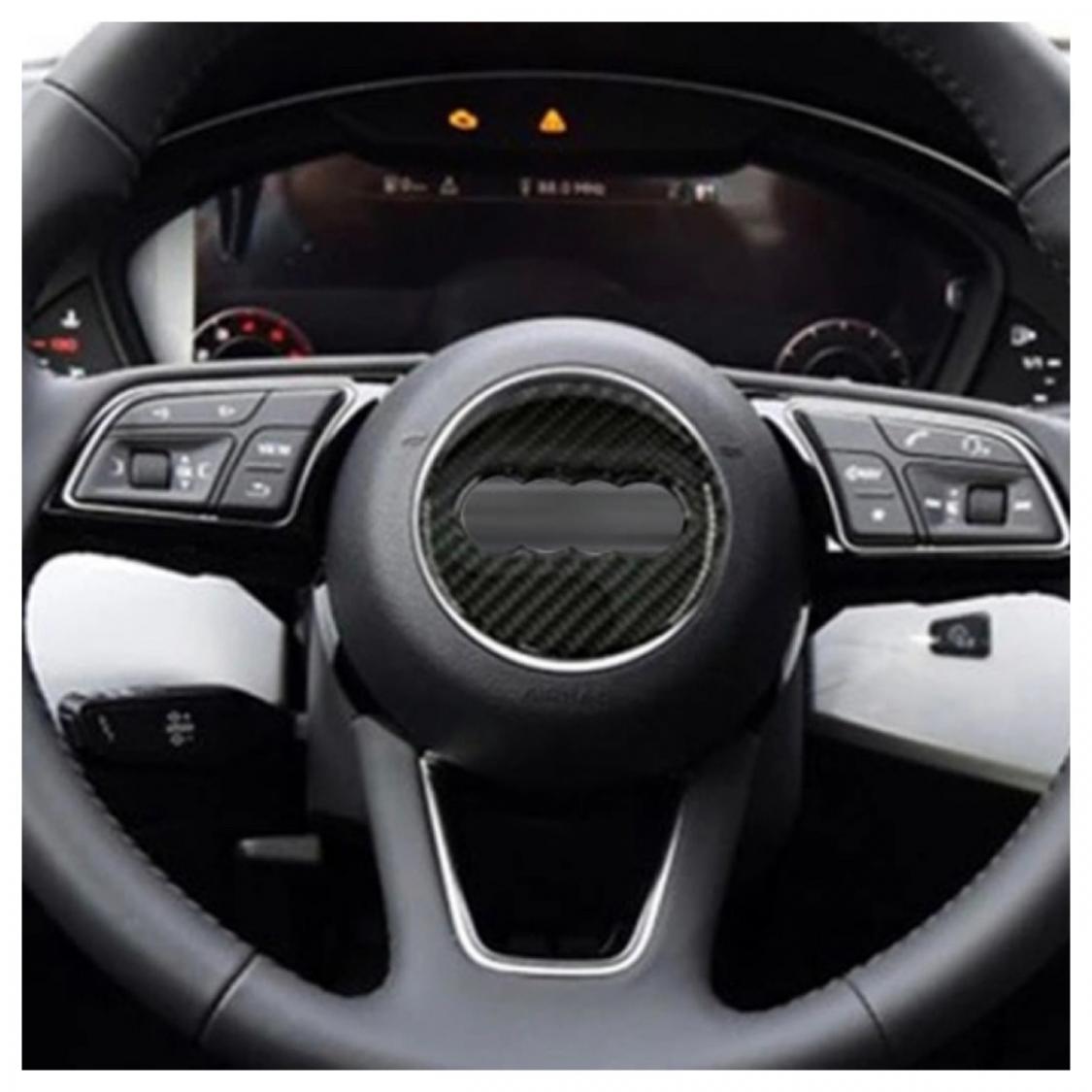 Lenkrad Logo Mittelring Blende Flex Carbon Optik Geeignet Für Audi