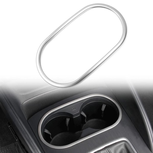 Edelstahl Getränkehalter Blende Rahmen Abdeckung Geeignet Für Audi A3 8V ab 2013