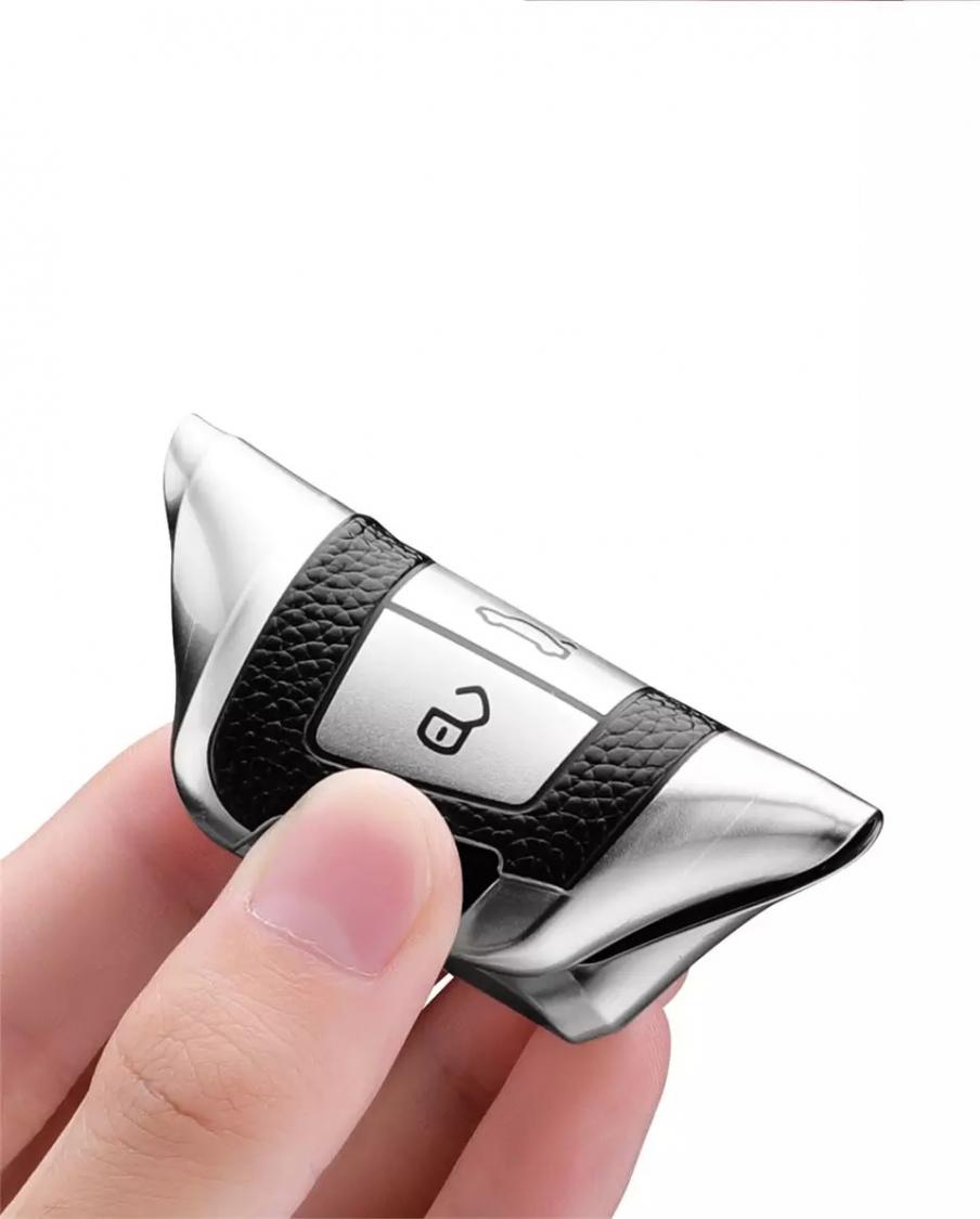 Smart Schlüssel Gummi Schlüsselhülle in Blau Geeignet Für VW Golf