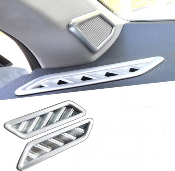 Lüftung Rahmen Blende Abdeckung ABS Chrom Matt Geeignet Für VW T-Roc TDI TSI
