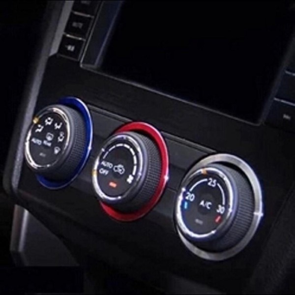 Ringe Lüftungsregler Geeignet Für Ford Focus MK3 Rot