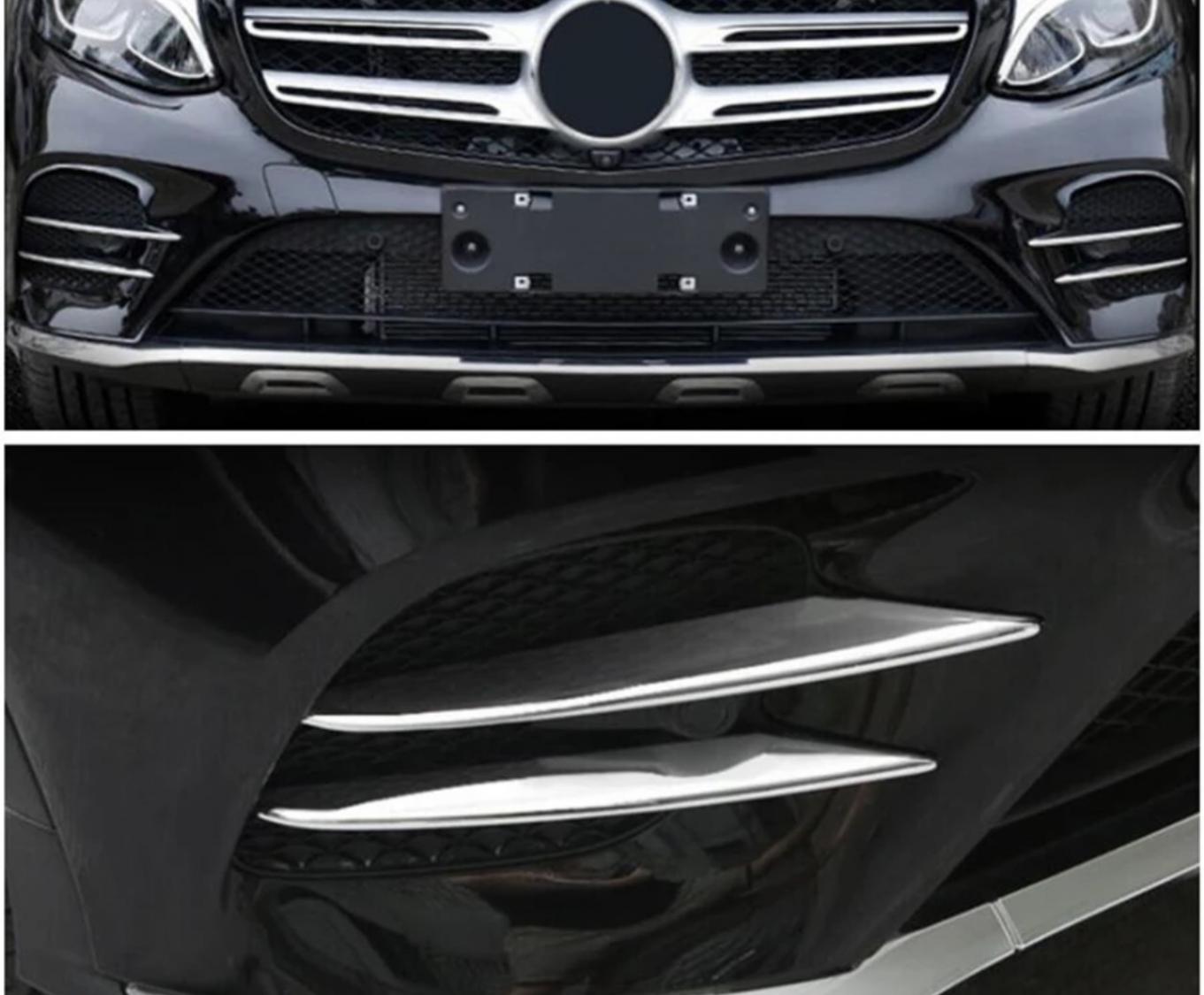 Chrom Optik Nebelscheinwerfer Blende Abdeckung Geeignet Für Mercedes Benz  GLC X253 AMG online kaufen bei FFZ Parts oder Carstyler Der  Kofferraumschutz für Dein Auto