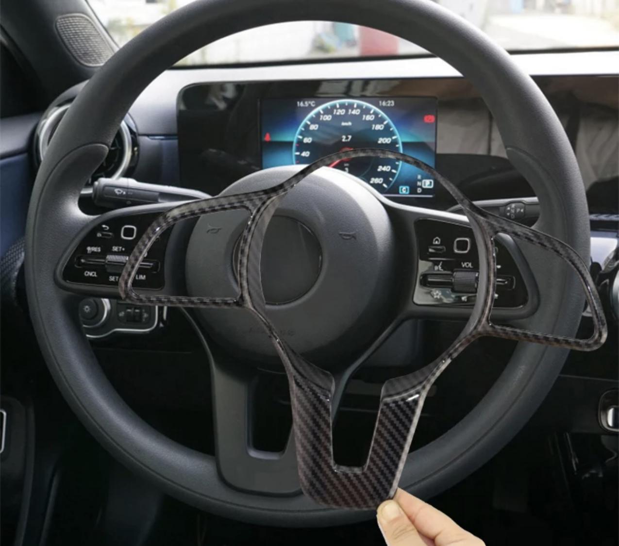 Für Mercedes Benz Glb 2020 Kohlefaser ABS Auto Schaltknauf Abdeckung