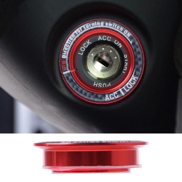 Schlüssel Zündschlüssel Rahmen Abdeckung Passend Für Ford Focus MK2 MK3 Rot
