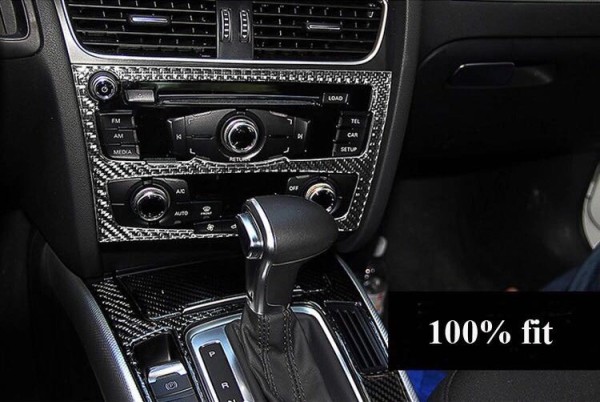 Radio Heizung Rahmen Flex Carbon Abdeckung Geeignet Für Audi Audi A4 B8 S4 RS4 A5 S5 RS5 Q5 SQ5