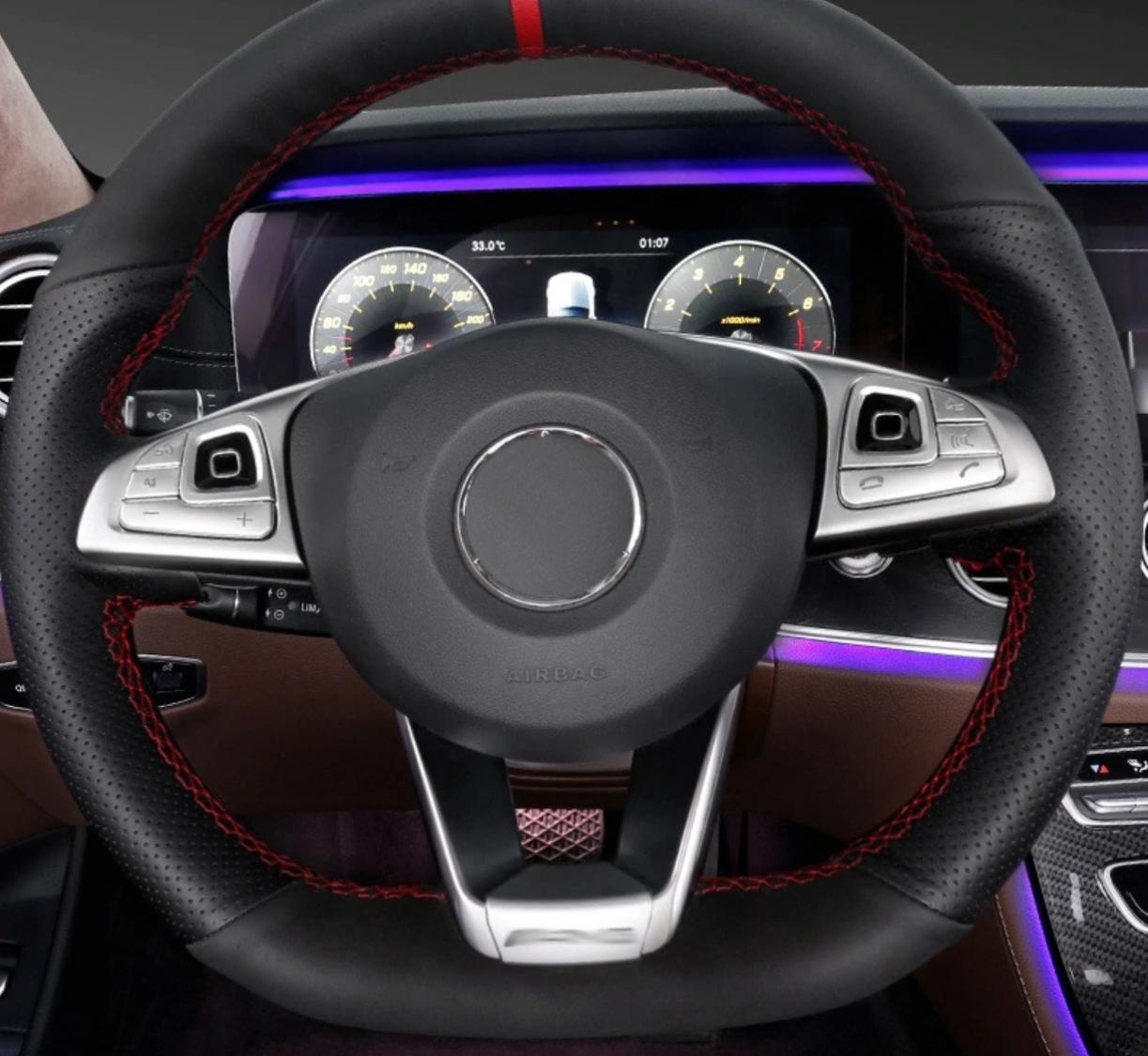 Lenkrad Multifunktionstaste Tasten Blende Rahmen Abdeckung Geeignet Für  Mercedes Benz A B C E GLC G